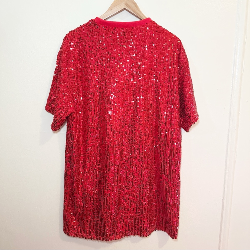 Forever 21 naughty or nice sequin top - Picture 7 of 7